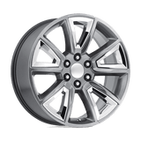Performance Replicas PR168 22X9 6X5.5 SLV W/ CHR ACC 24MM