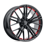 Performance Replicas PR194 20X11 5X120 G-BLK RED MACH 43MM
