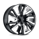 Performance Replicas PR202 22X9 6X5.5 G-BLK CHR-ACC 28MM