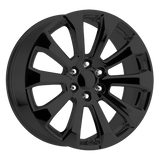 Performance Replicas PR204 22X9 6X5.5 G-BLK 28MM