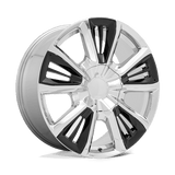 Performance Replicas PR212 22X9 6X5.5 CHR BLK ACC 28MM