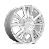 Performance Replicas PR212 22X9 6X5.5 SLV CHR ACC 28MM
