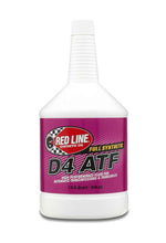 Load image into Gallery viewer, Red Line Oil Synthetic D4 ATF (Quart)