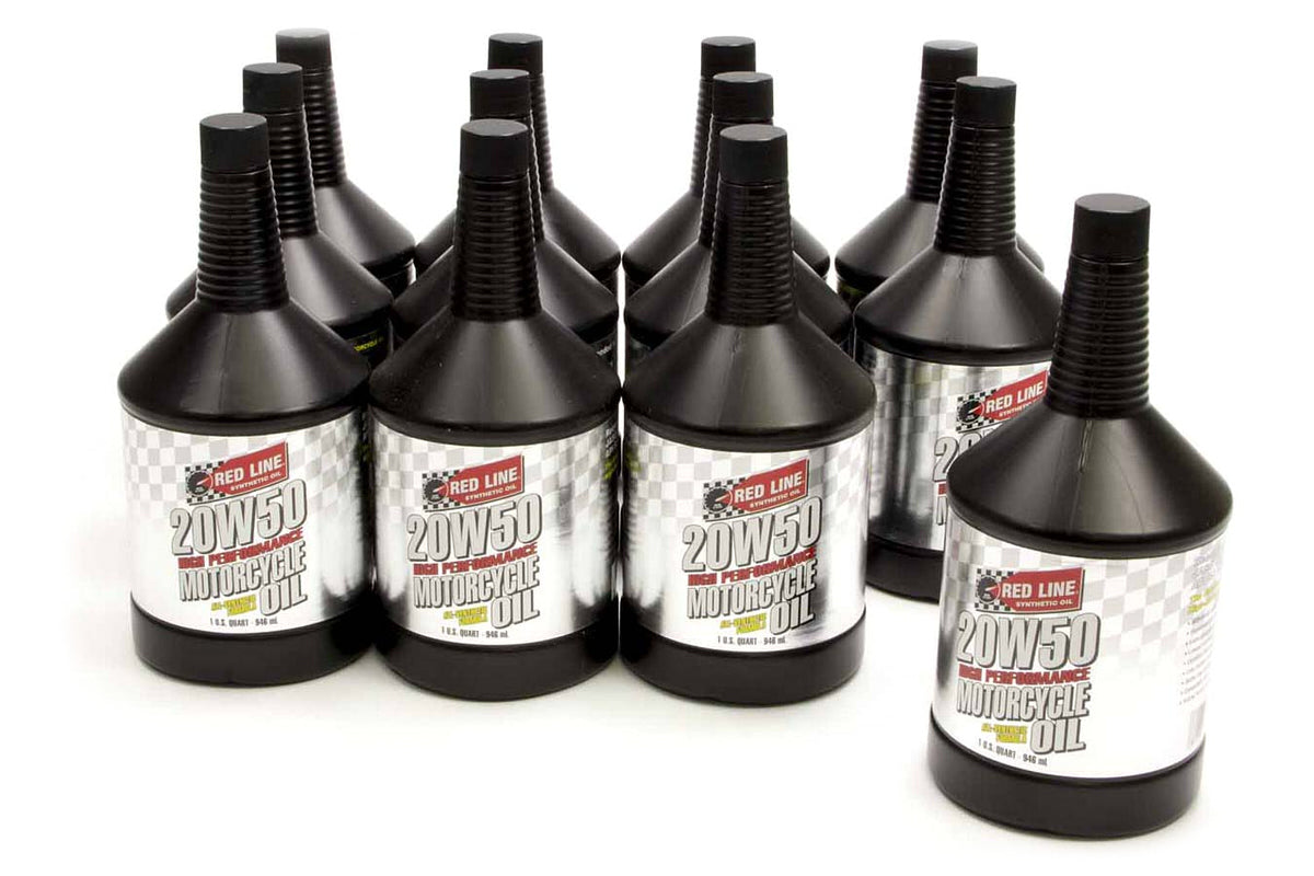 Red Line Oil 20W50 Motorcycle Oil Case/12