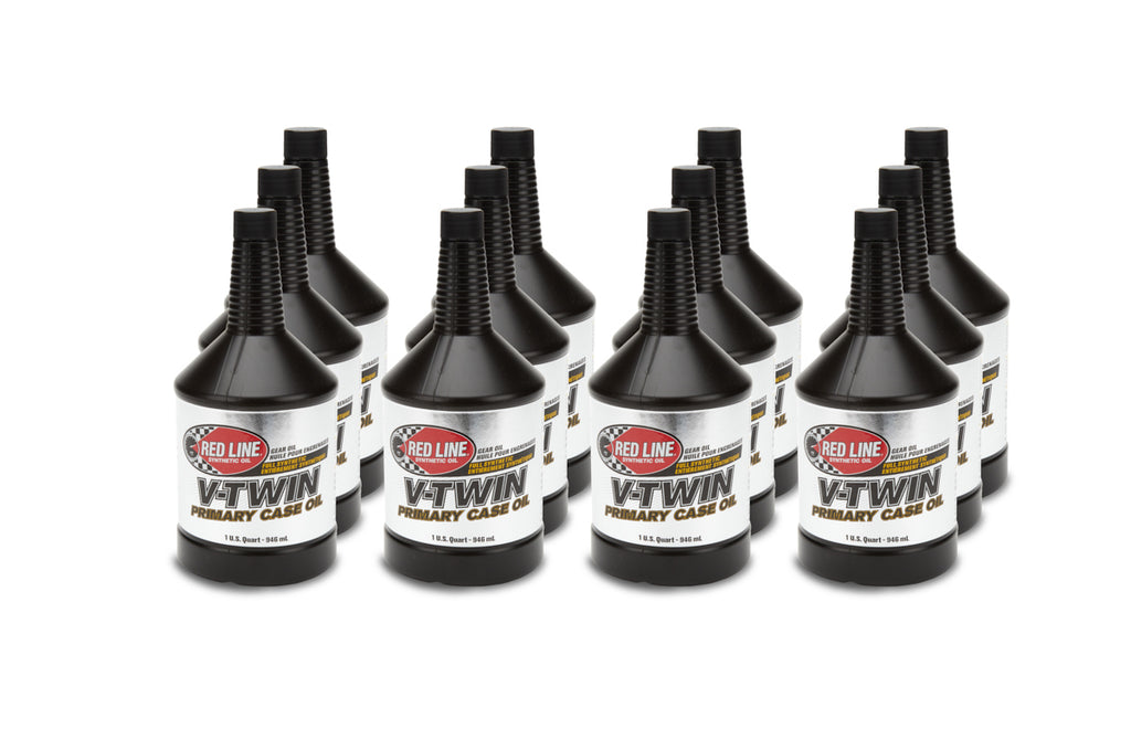 Red Line Oil V-Twin Primary Case Oil Case/12 x 1 Quart