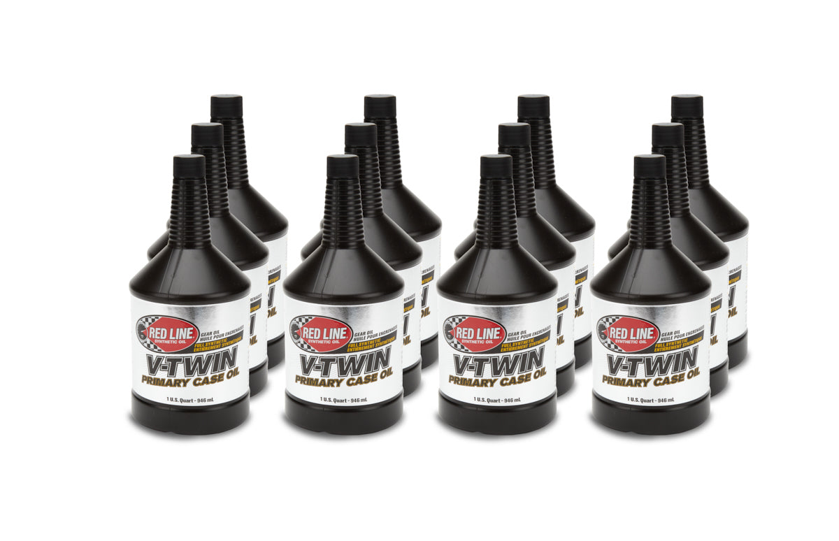 Red Line Oil V-Twin Primary Case Oil Case/12 x 1 Quart