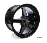 Race Star 92 Drag Star Bracket Rac er Gloss Black  17x10.5