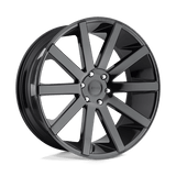 DUB S219 24X10 5X5.5 GL-BLK 25MM