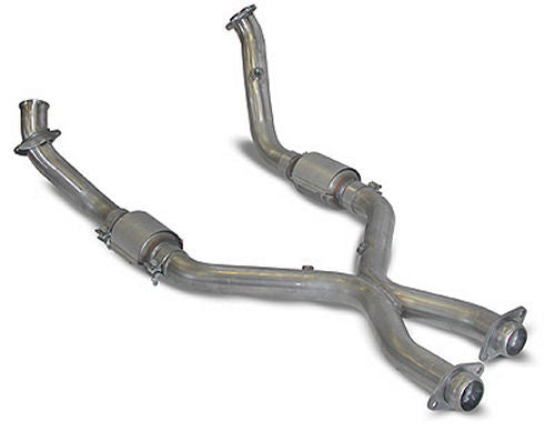 SLP Performance Crossover Pipe PowerFlo Full Assm 05-09 Mustang