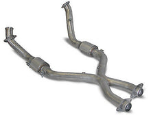 Load image into Gallery viewer, SLP Performance Crossover Pipe PowerFlo Full Assm 05-09 Mustang