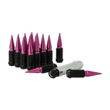 Gorilla Automotive 5 LUG 12-1.50 SHORT SPIKE KIT PINK