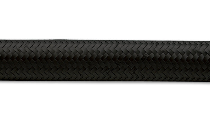 Vibrant Performance 10ft Roll -12 Black Nylo n Braid Flex Hose