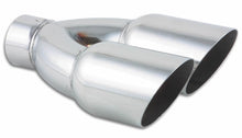 Load image into Gallery viewer, Vibrant Performance Dual 3.5in Round Stainle ss Steel Tips Single Wal