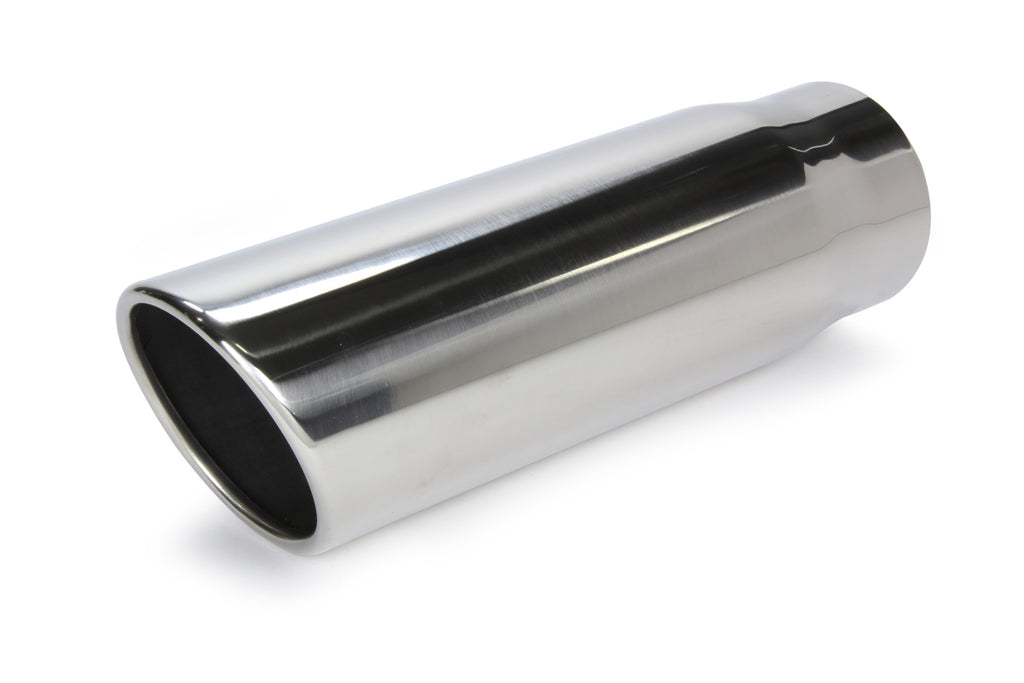 Vibrant Performance 3.5in Round Stainless St eel Tip Single Wall Ang