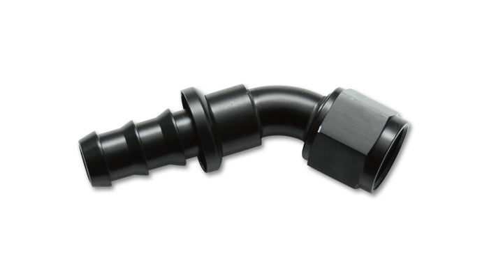 Vibrant Performance 45 Degree Push-On Hose E nd Fitting; Hose -6