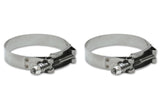 Vibrant Performance Stainless Steel T-Bolt C lamps (Pack of 2) - Clam