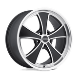 American Racing VN807 18X9 5X4.5 S-BLK MACH 38MM