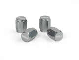 Gorilla Automotive GORILLA VALVE STEM CAP ALUM GRAY 4-PACK