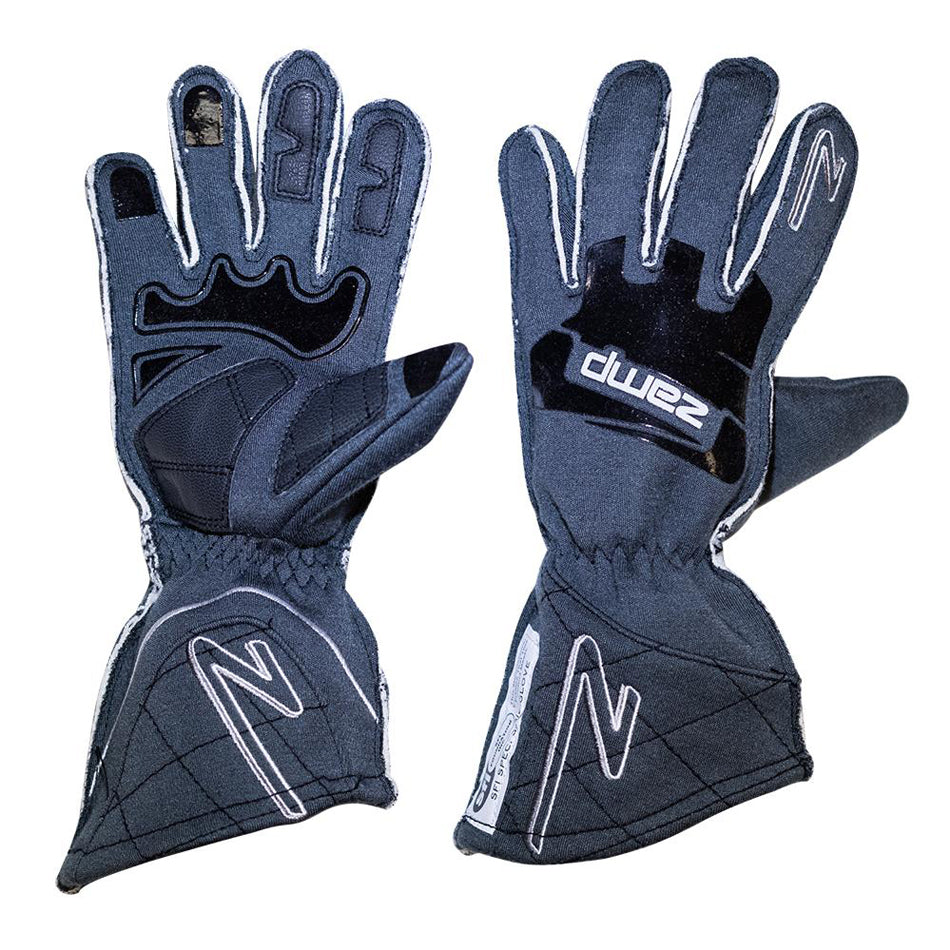 zamp Gloves ZR-50 Grey XX- Lrg Multi-Layer SFI3.3/5