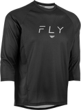 Fly Racing Ripa 3/4 Sleeve Jersey Black/Grey 2x