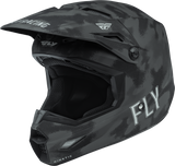 Fly Racing Youth Kinetic S.E. Tactic Helmet Matte Grey Camo Ys