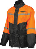 Fly Racing 2-Piece Rain Suit Black/Orange Xl
