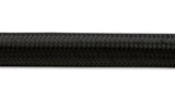 Vibrant Performance 5ft Roll -6 Black Nylon Braided Flex Hose