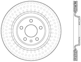 StopTech 12-13 Audi A6 Quattro/11-12 A7 Quattro / 10-13 S4 Rear Left Cryo Slotted Rotor