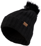 Fly Racing Fly Women'S Snow Pom Beanie Black