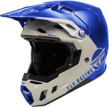 Fly Racing Formula Cc Centrum Helmet Metallic Blue/Light Grey Xs