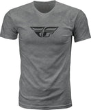 Fly Racing Fly F-Wing Tee Dark Grey Heather Lg
