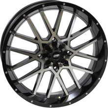 Load image into Gallery viewer, ITP Hurricane 20x6.5 / 4x156 BP / 4+2.5 Offset Gloss Black w/ Milled Edges Wheel