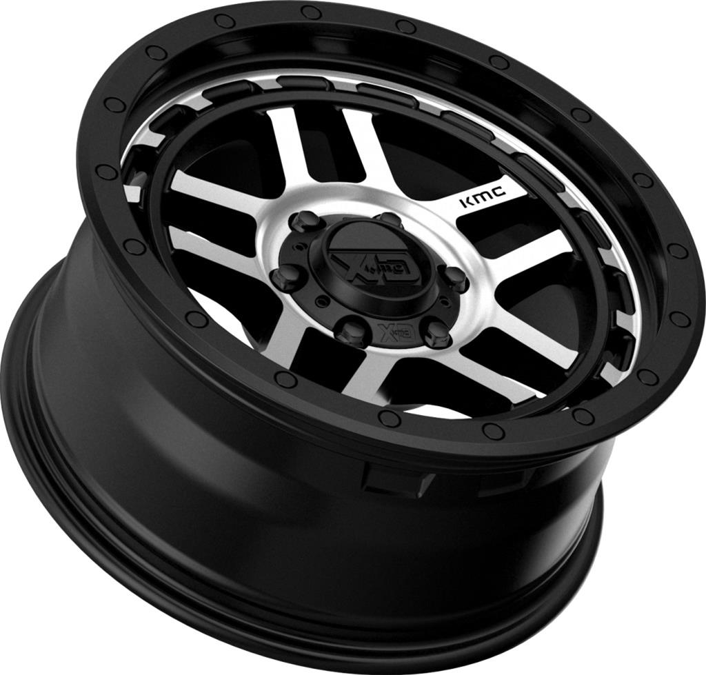 XD XD140 17X9 5X5.0 S-BLK MACH -12MM
