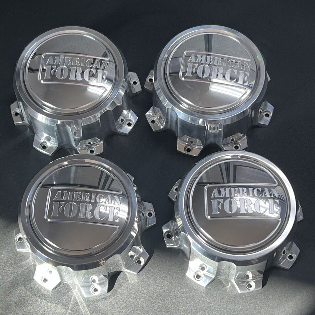 American Force 2" ALUM. CAP 8-LUG G-BLK