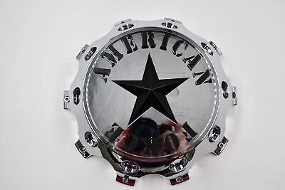 American Force 2" BLACK ABS CENTER CAP 5 LUG