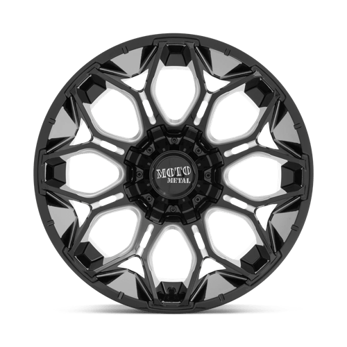 Moto Metal MO808 20X9 5X5.0/5.5 G-BLK MILL 00MM
