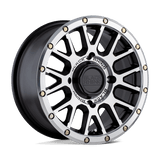 Black Rhino Wheels BULPZ 15X7 4X137 SGL-BLK-MACH 51MM