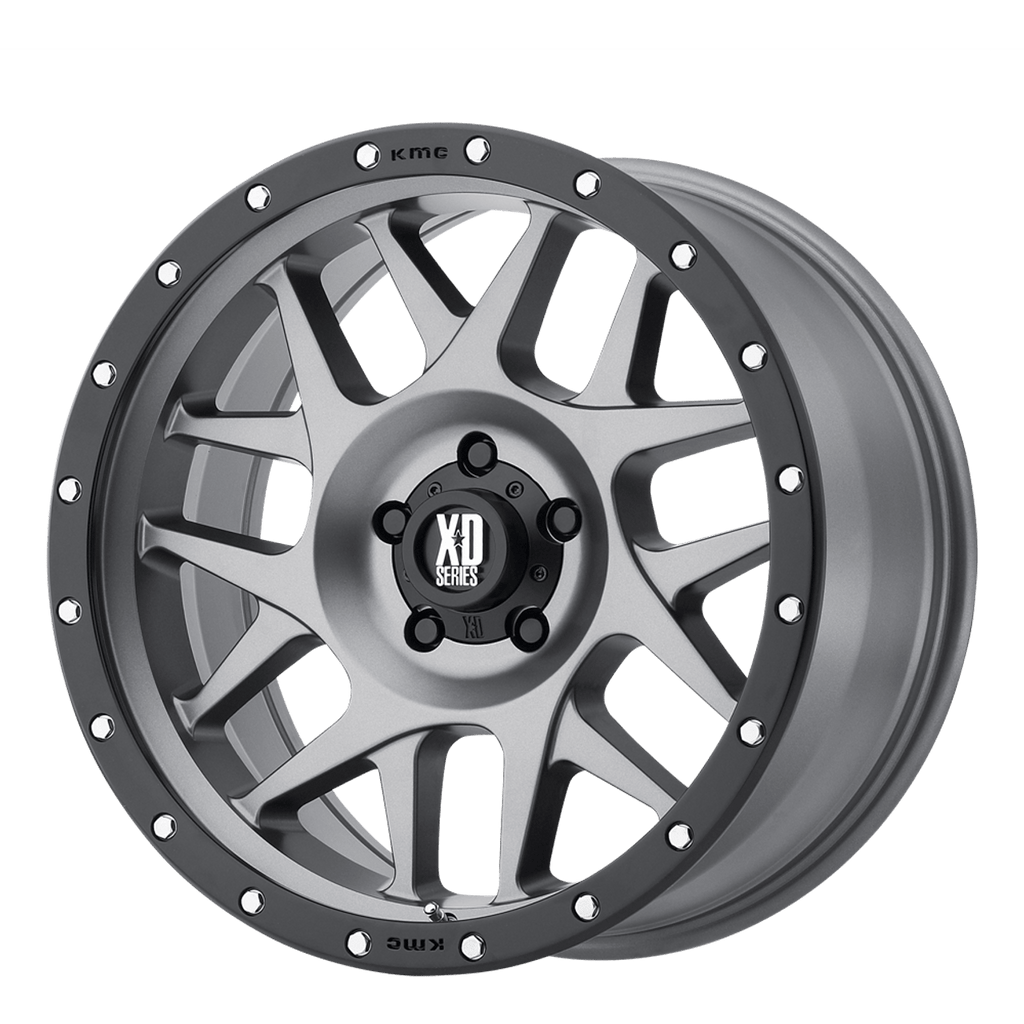 XD XD127 17X9 6X5.5 M-GRY BLK-RING -12MM